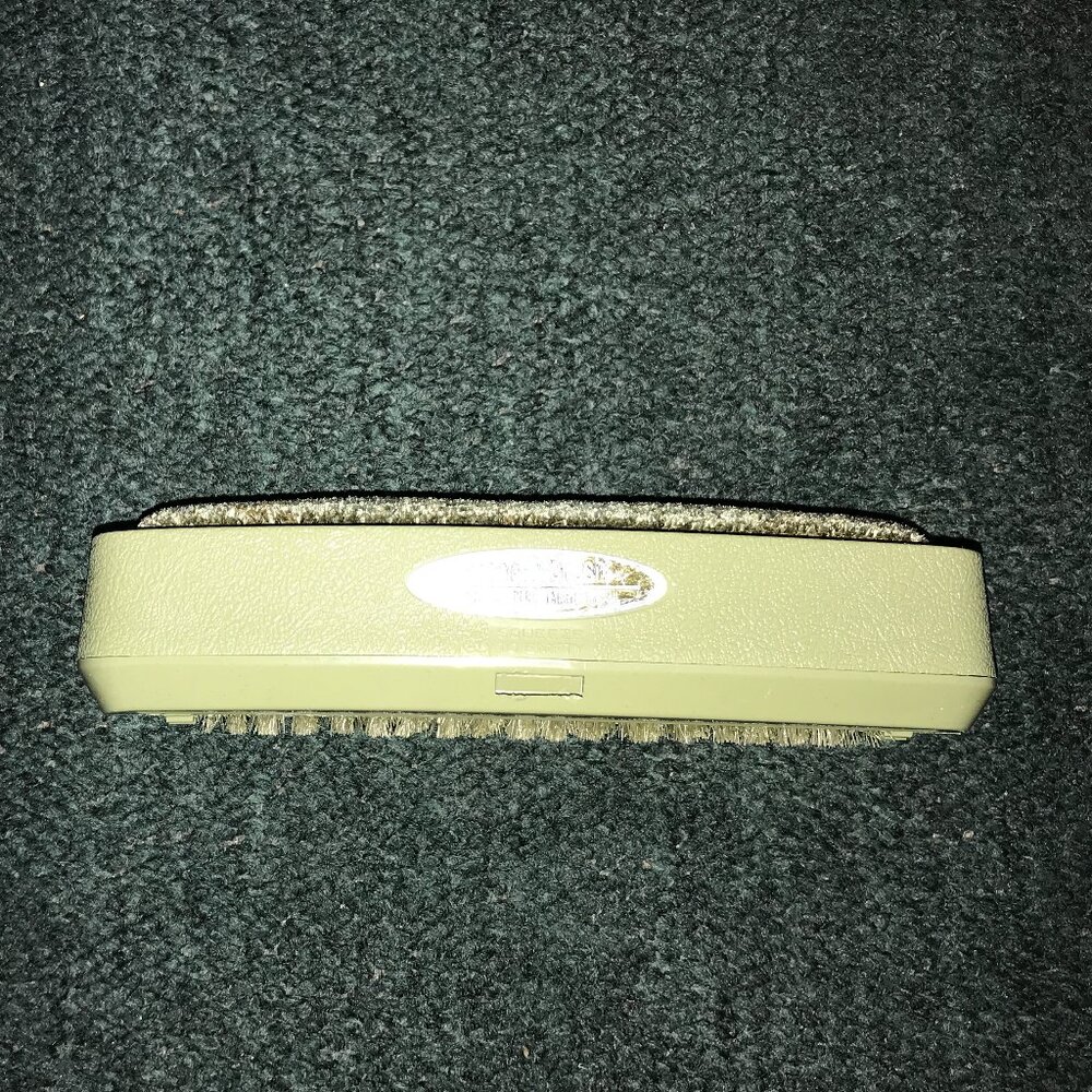 Vintage Popeil Brothers Mini Sweeper — Dual‑Action Fabric & Floor Brush